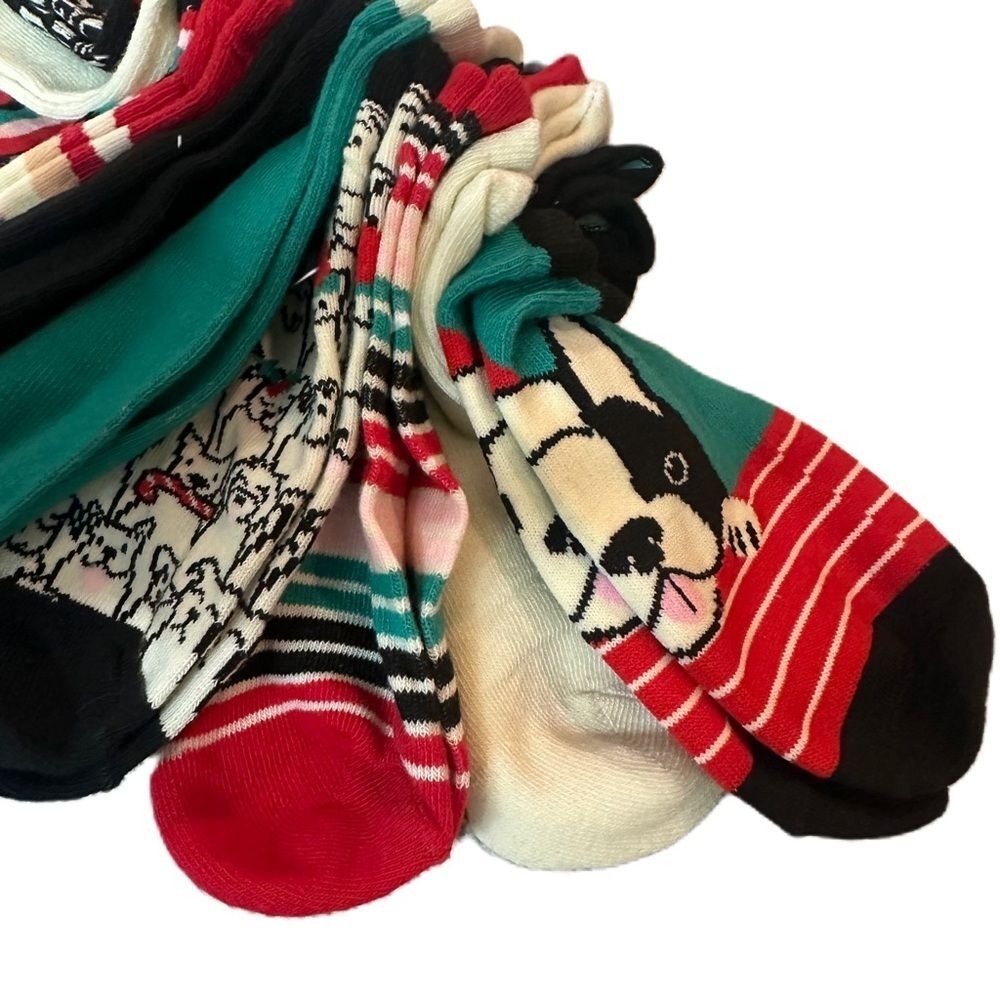 Unbranded Women's Red and Black Socks